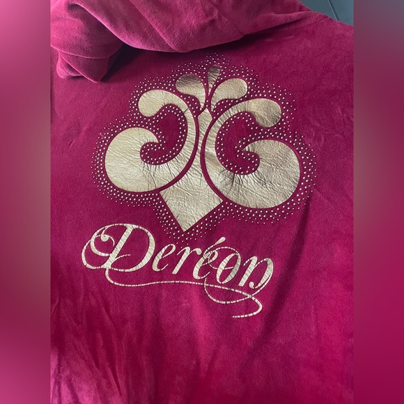 Vintage House of Deréon Velour Hoodie - Picture 5 of 5